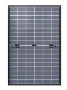 Longi LR8-66HGD615M ezüst keretes Bifacial Hi-MO7 napelem HPDC technológiával