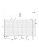 Longi LR8-66HGD615M ezüst keretes Bifacial Hi-MO7 napelem HPDC technológiával