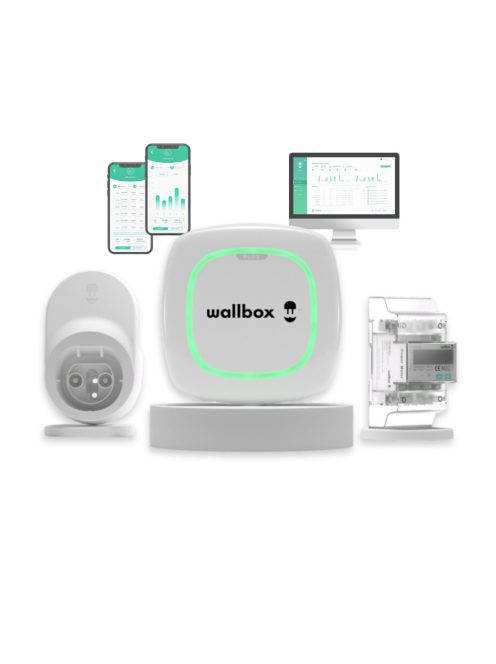 Wallbox Pulsar Plus 22kW + POWER BOOST + Kábel Dock – Fehér